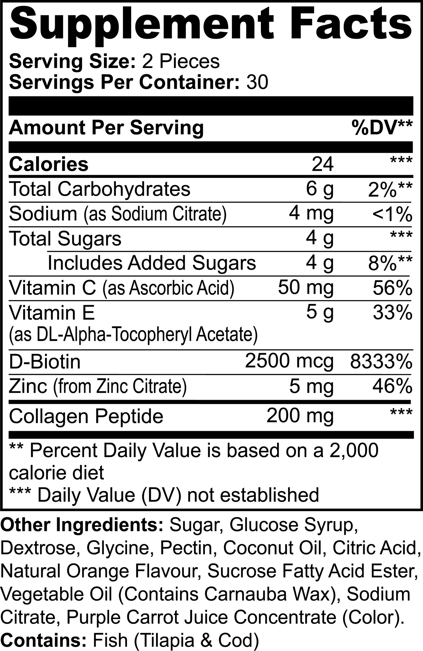 Collagen Gummies (Adult)